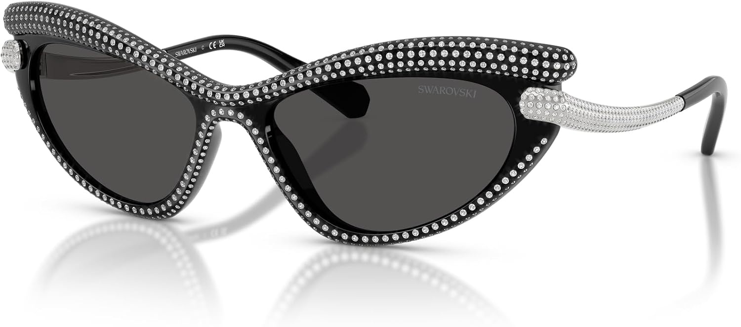image:imageSwarovski SK6038 Sunglasses BlackDark Grey 56 mm