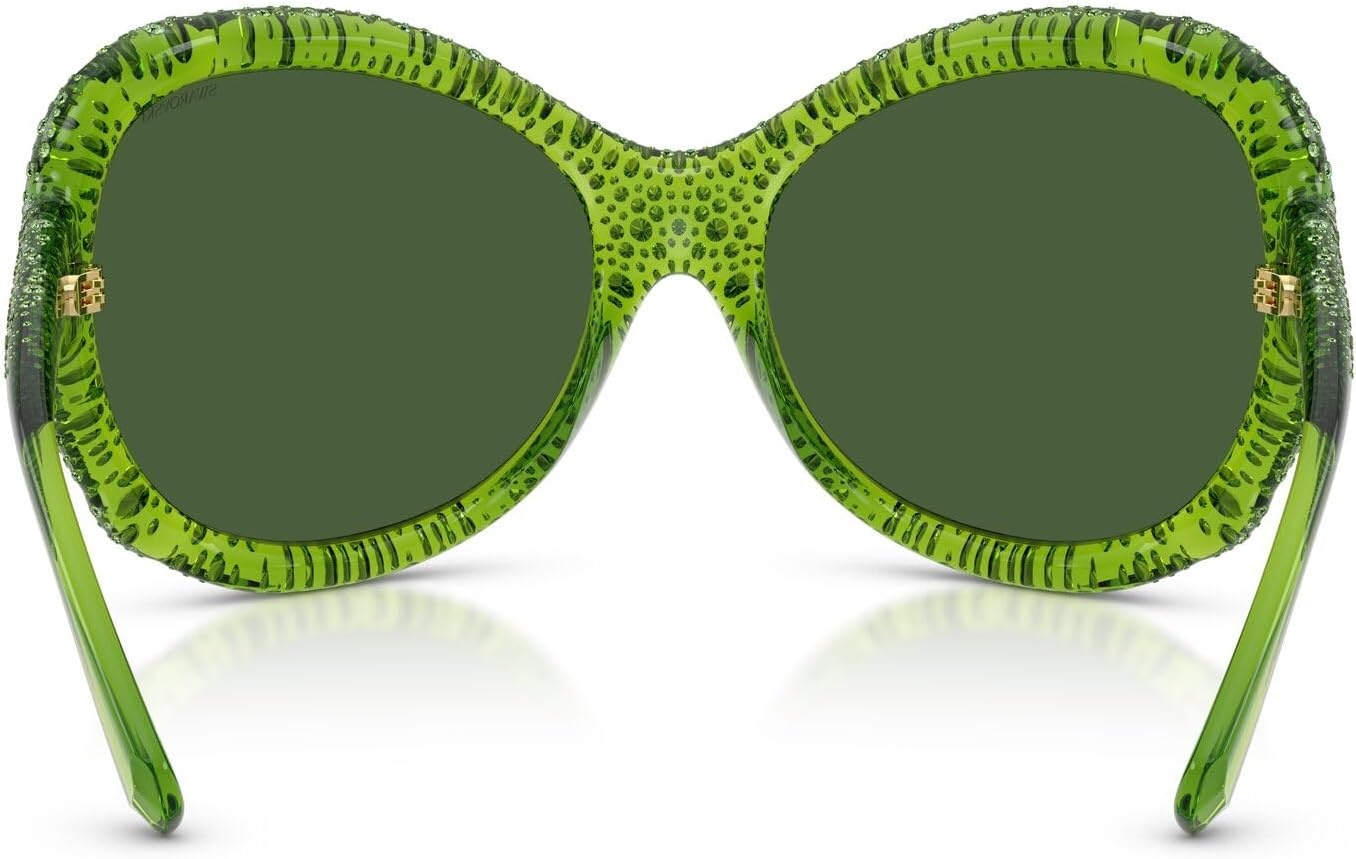 image:imageSwarovski SK6052 Sunglasses Transparent GreenDark Green 72 mm