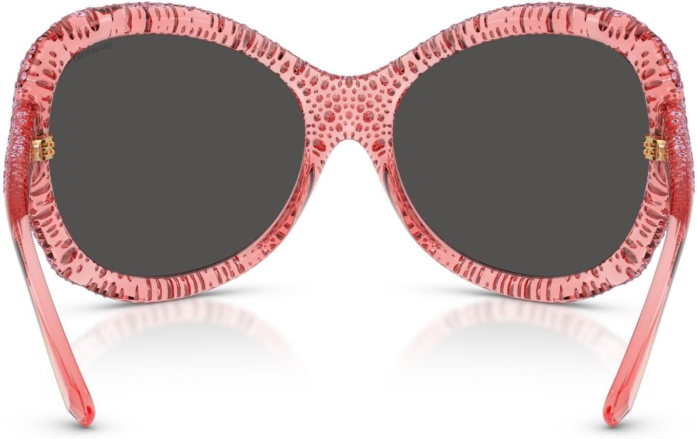 image:imageSwarovski SK6052 Sunglasses Transparent PinkDark Grey 72 mm