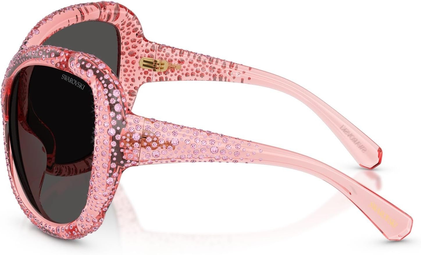 image:imageSwarovski SK6052 Sunglasses Transparent PinkDark Grey 72 mm