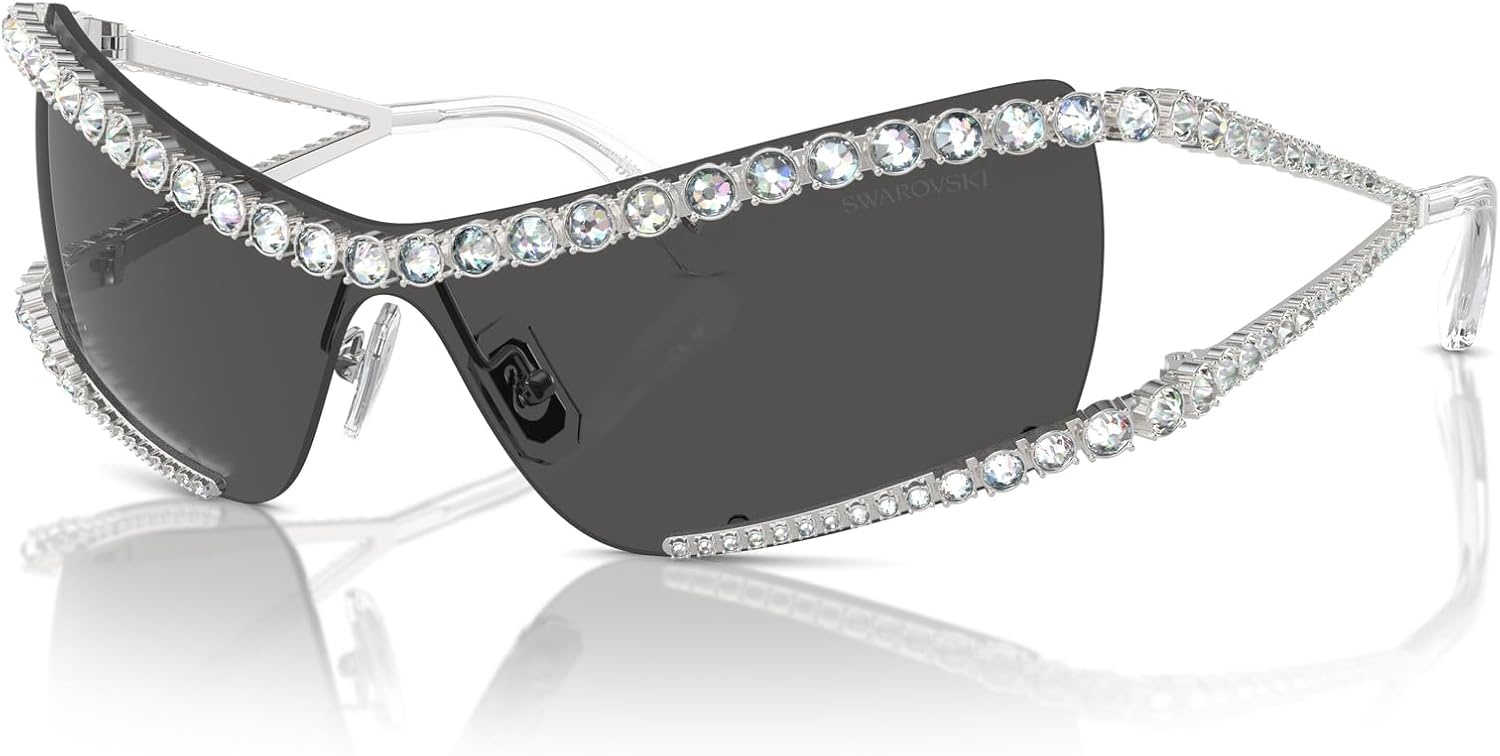image:imageSwarovski SK7022 Sunglasses SilverDark Grey 33 mm