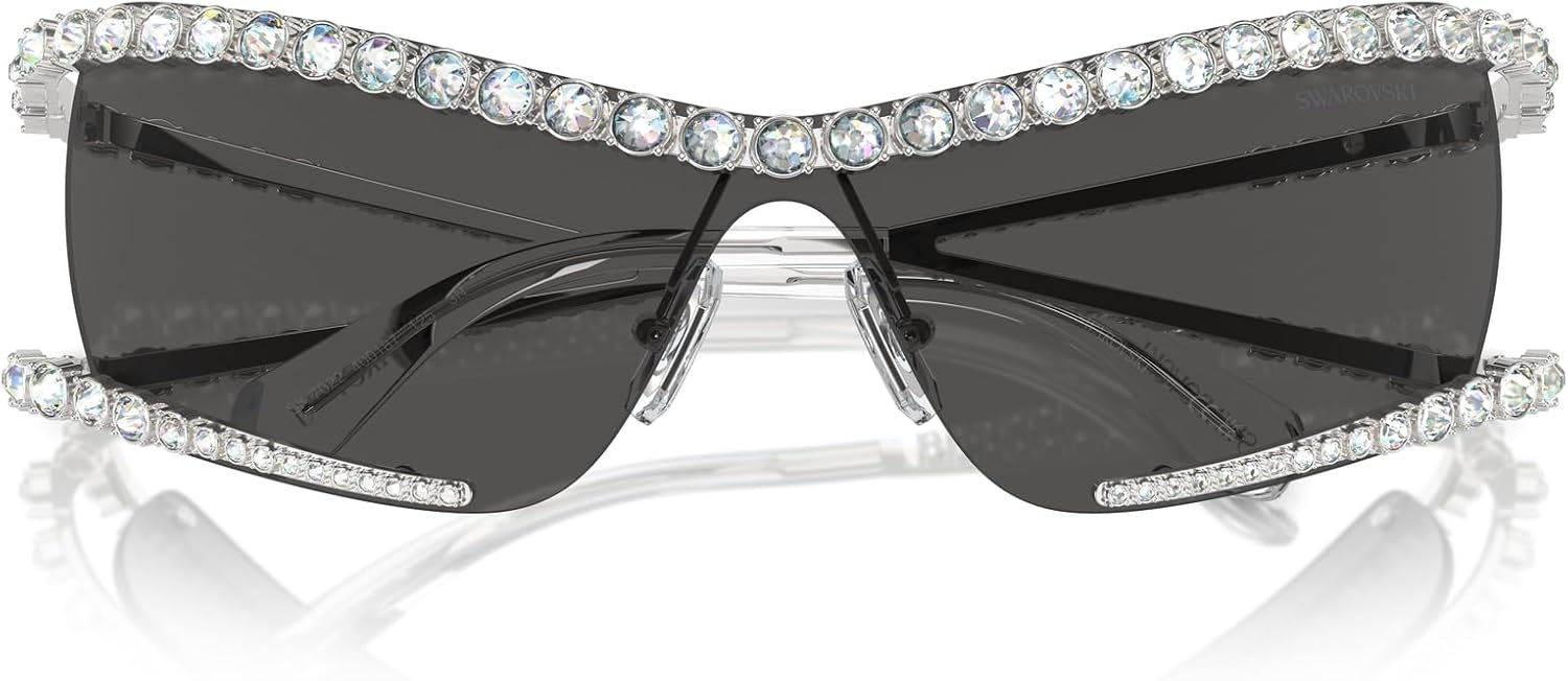 image:imageSwarovski SK7022 Sunglasses SilverDark Grey 33 mm