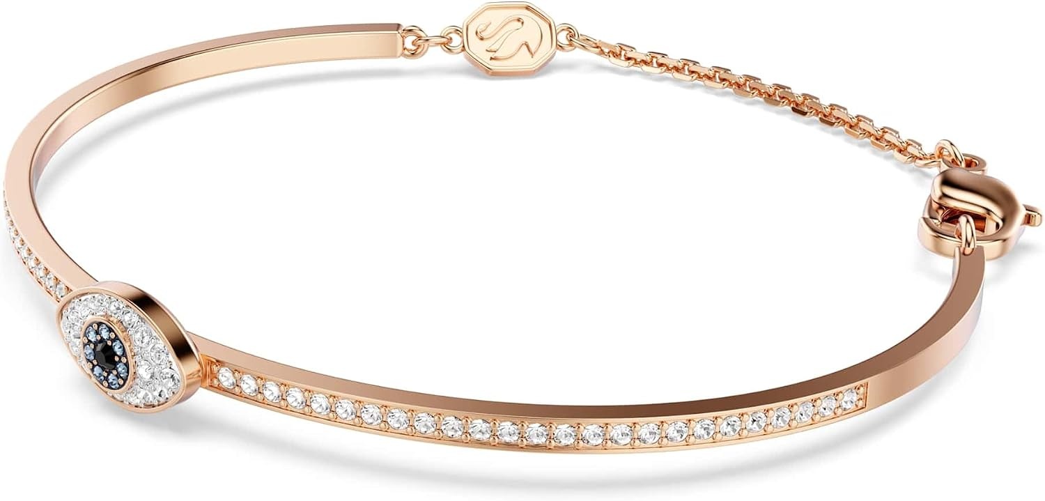image:imageSwarovski Symbolica bangle Eye Multicolored Rose goldtSwarovski One plated