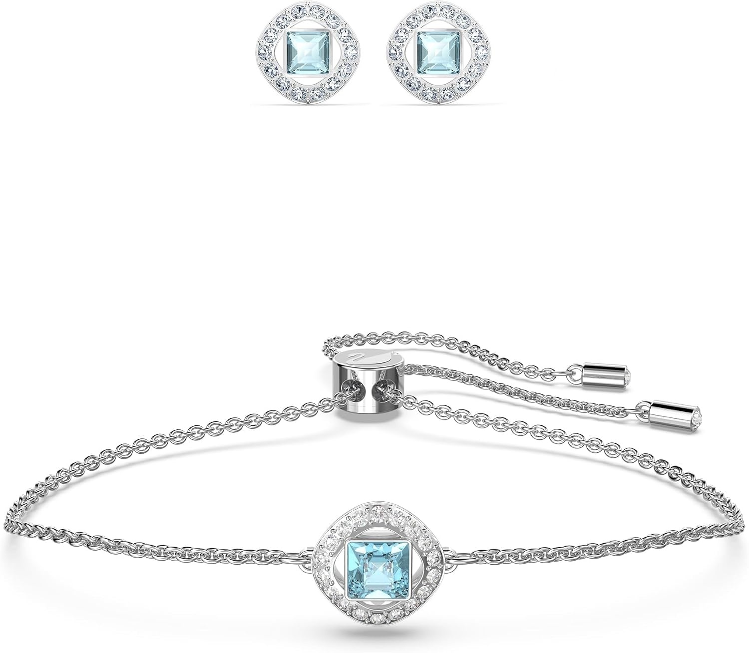 image:imageSwarovski Una Angelic Bracelet Collection with Cushion Cut CrystalsAqua