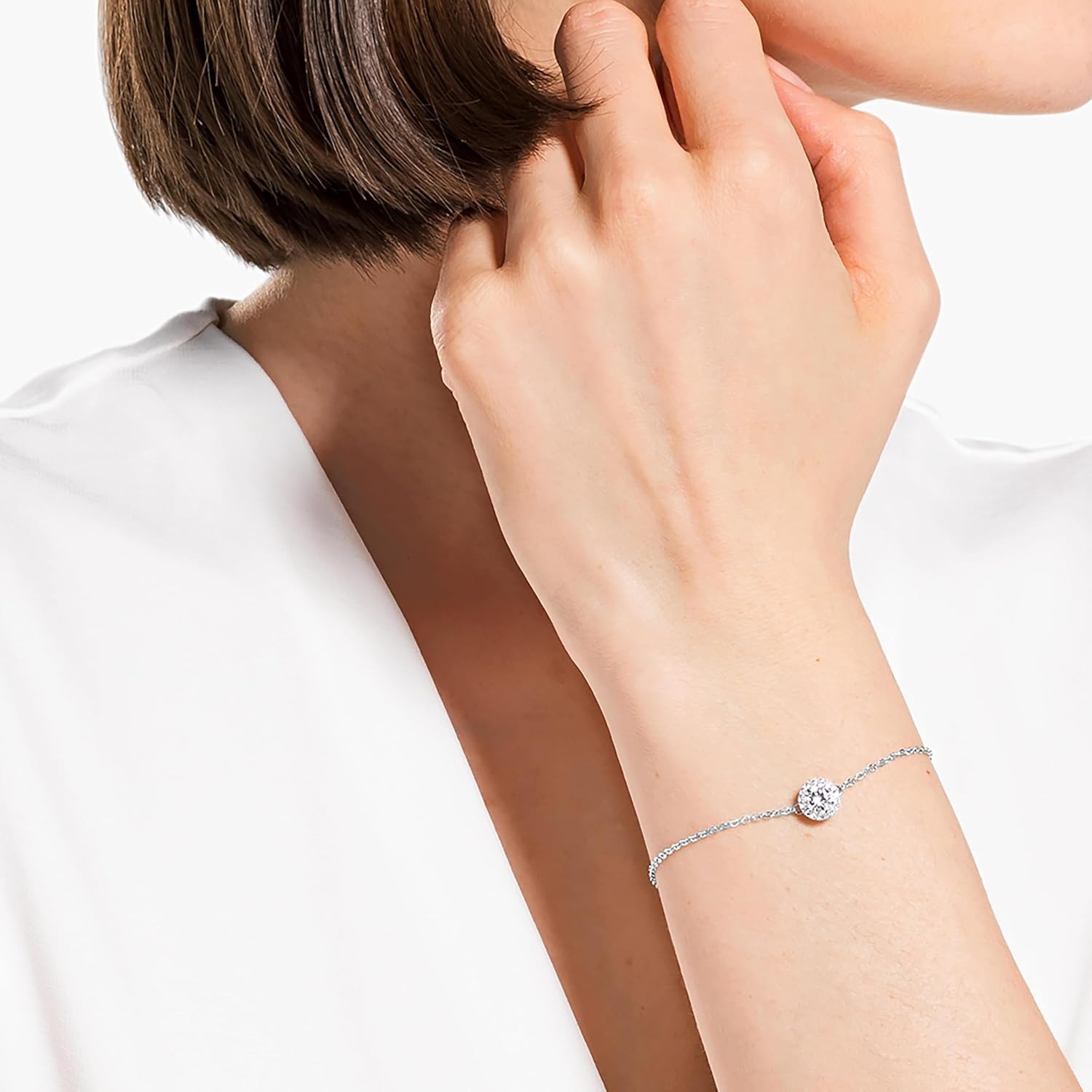 image:imageSwarovski Una Angelic Bracelet Collection with Cushion Cut CrystalsClear