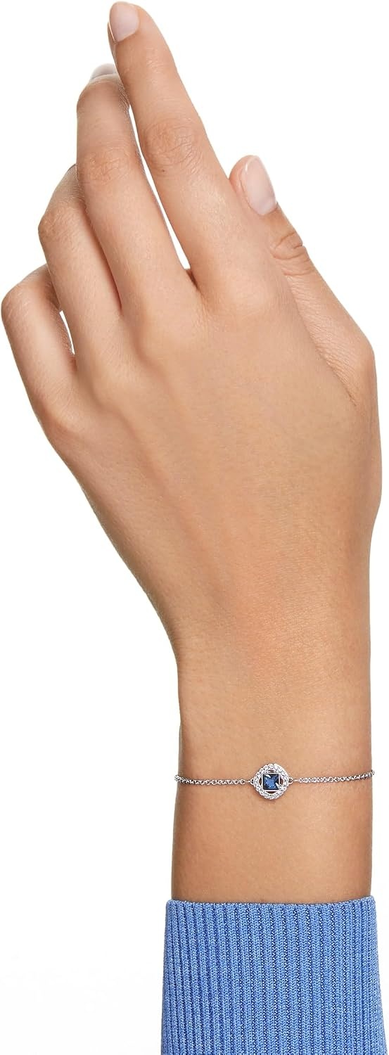image:imageSwarovski Una Angelic Bracelet Collection with Cushion Cut CrystalsDark Blue