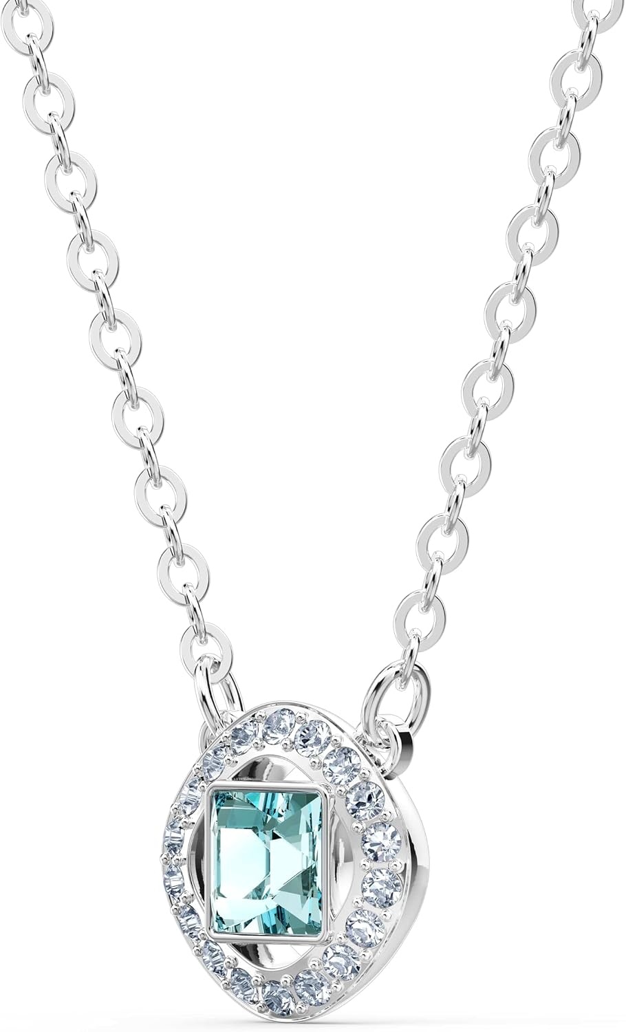 image:imageSwarovski Una Angelic Crystal Pendant Necklace CollectionAqua Blue