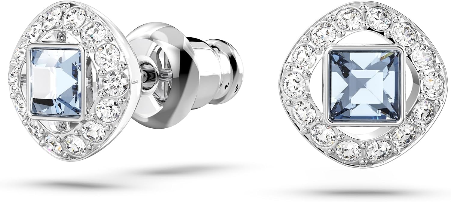 image:imageSwarovski Una Angelic Crystal Stud Earrings CollectionDark Blue
