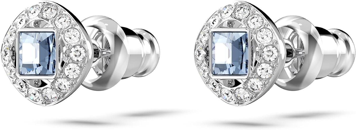 image:imageSwarovski Una Angelic Crystal Stud Earrings CollectionDark Blue