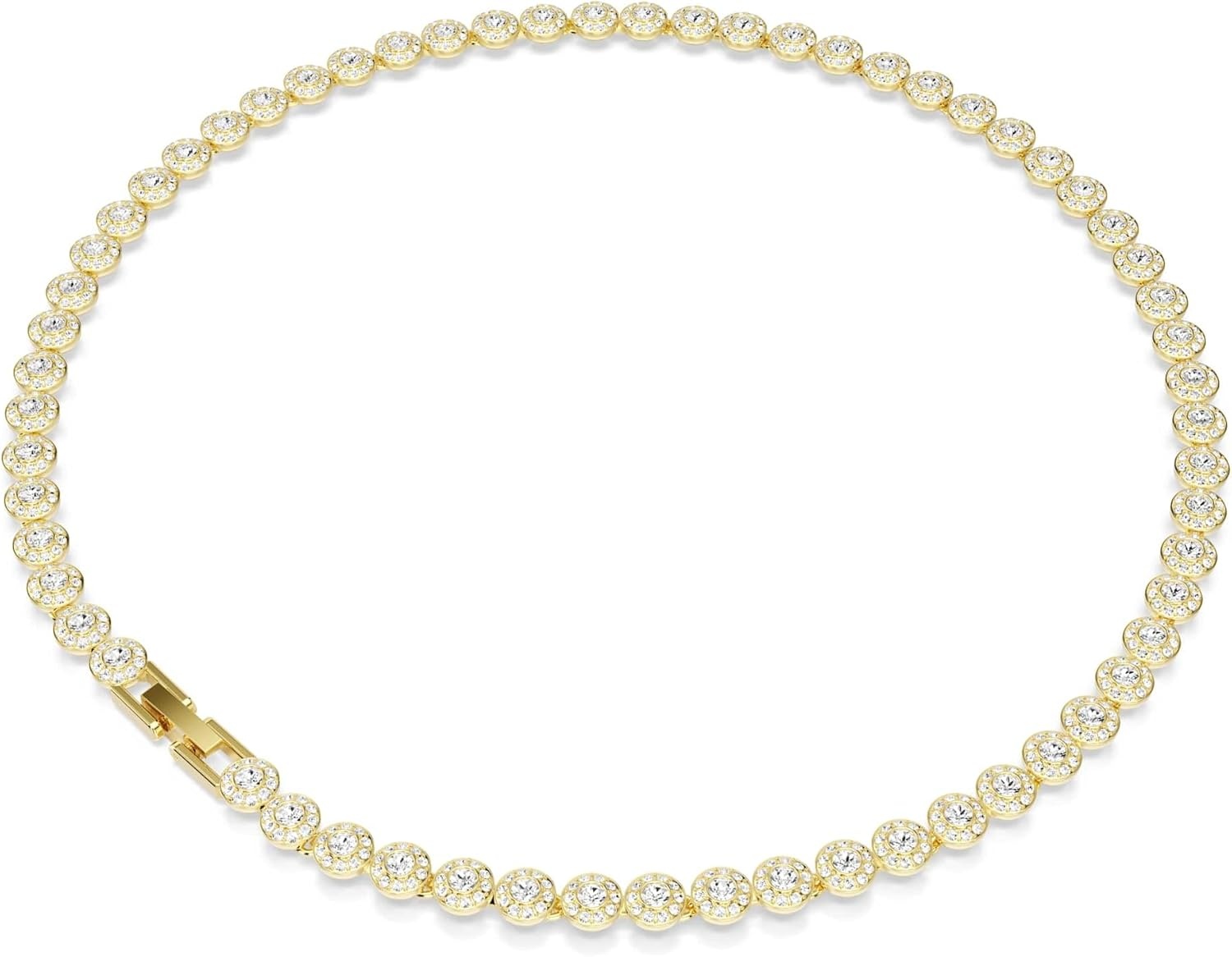 image:imageSwarovski Una Angelic necklace Round cut Small White Goldtone plated