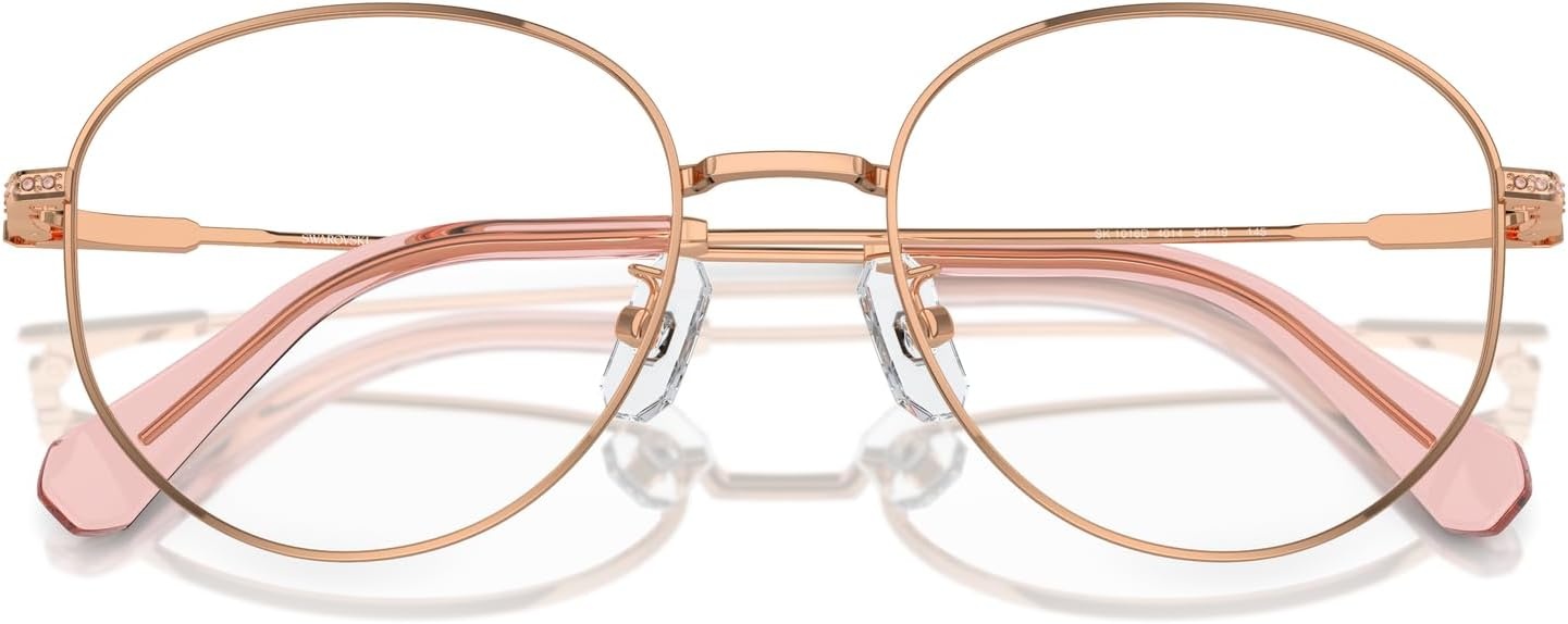 image:imageSwarovski Womens Sk1016d Round Prescription Eyewear FramesRose GoldDemo Lens