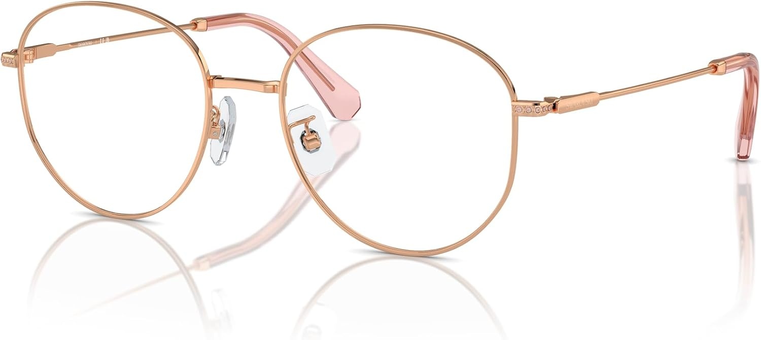 image:imageSwarovski Womens Sk1016d Round Prescription Eyewear FramesRose GoldDemo Lens