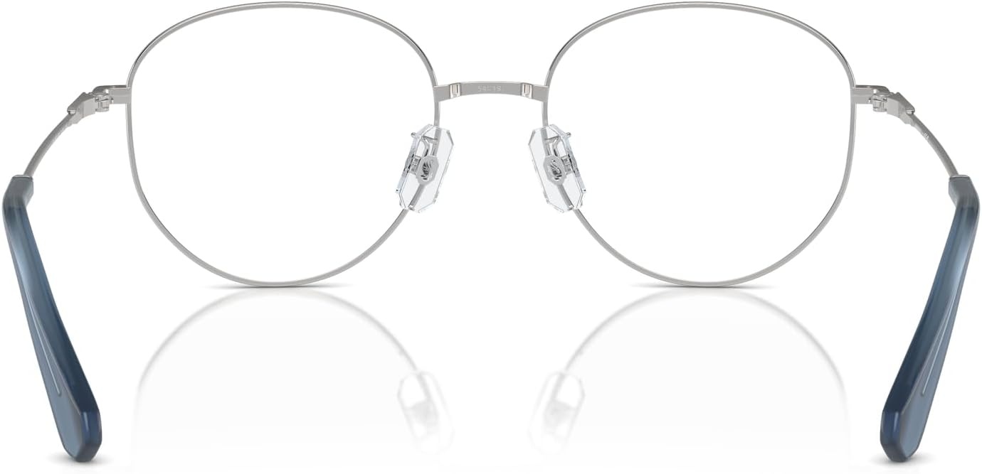 image:imageSwarovski Womens Sk1016d Round Prescription Eyewear FramesSilverDemo Lens