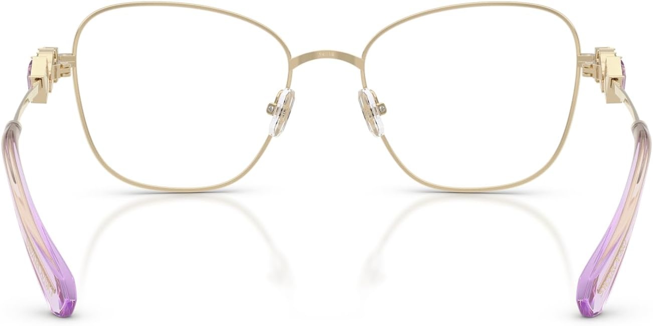 image:imageSwarovski Womens Sk1025 Square Prescription Eyewear FramesPale GoldDemo Lens