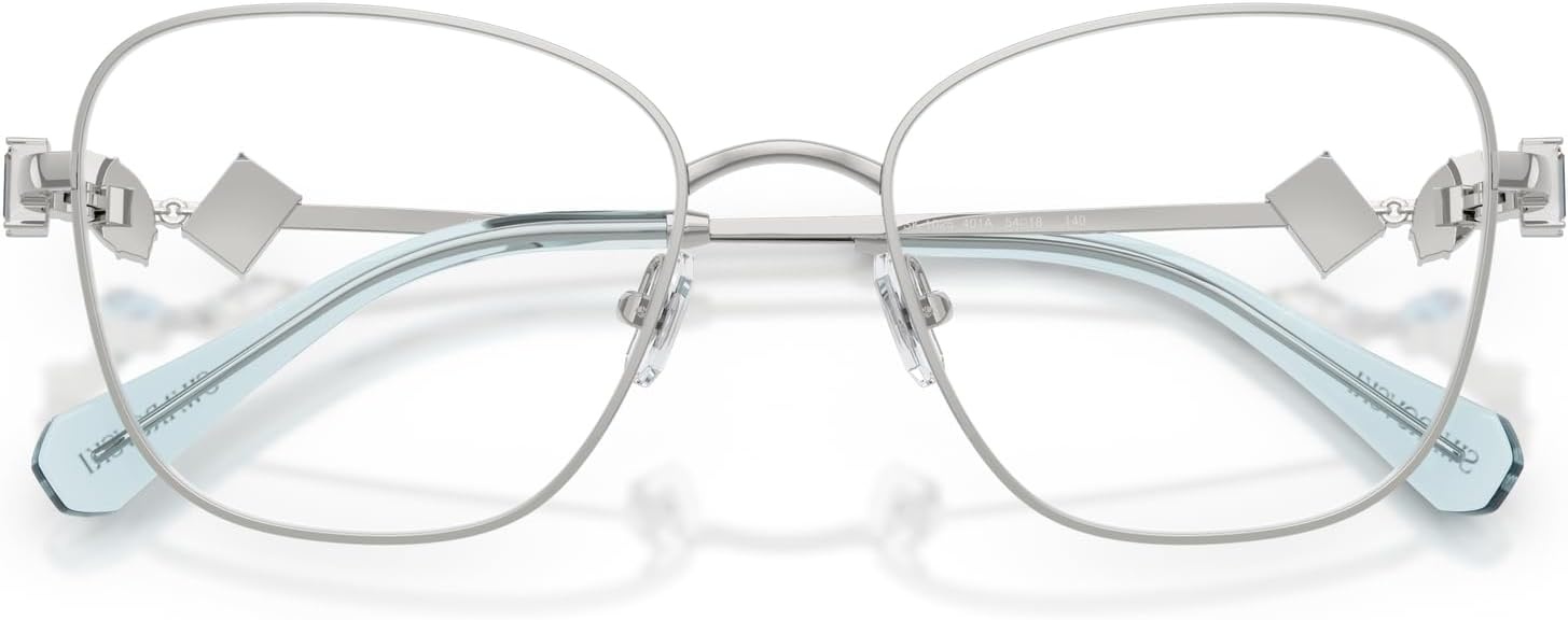 image:imageSwarovski Womens Sk1025 Square Prescription Eyewear FramesSilverDemo Lens