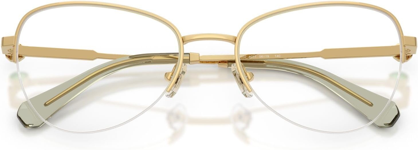 image:imageSwarovski Womens Sk1032 Oval Prescription Eyewear FramesGoldDemo Lens