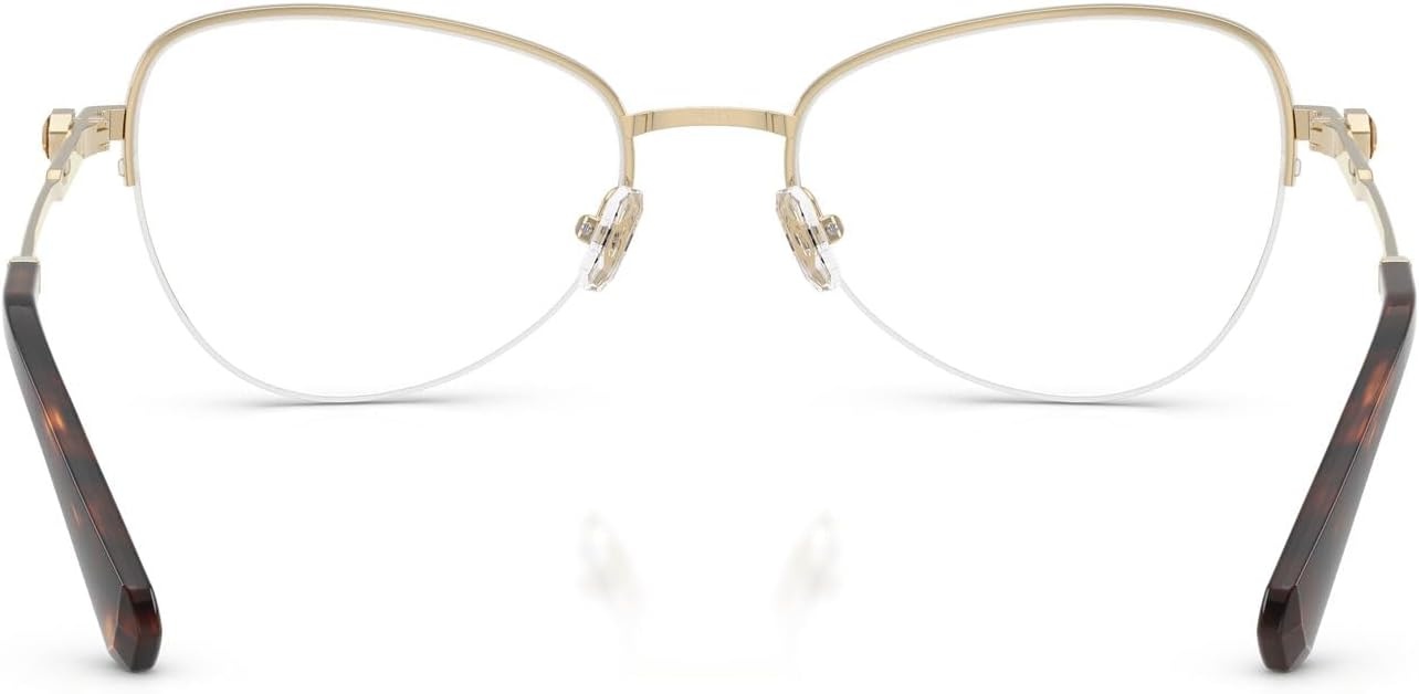 image:imageSwarovski Womens Sk1032 Oval Prescription Eyewear FramesPale GoldDemo Lens