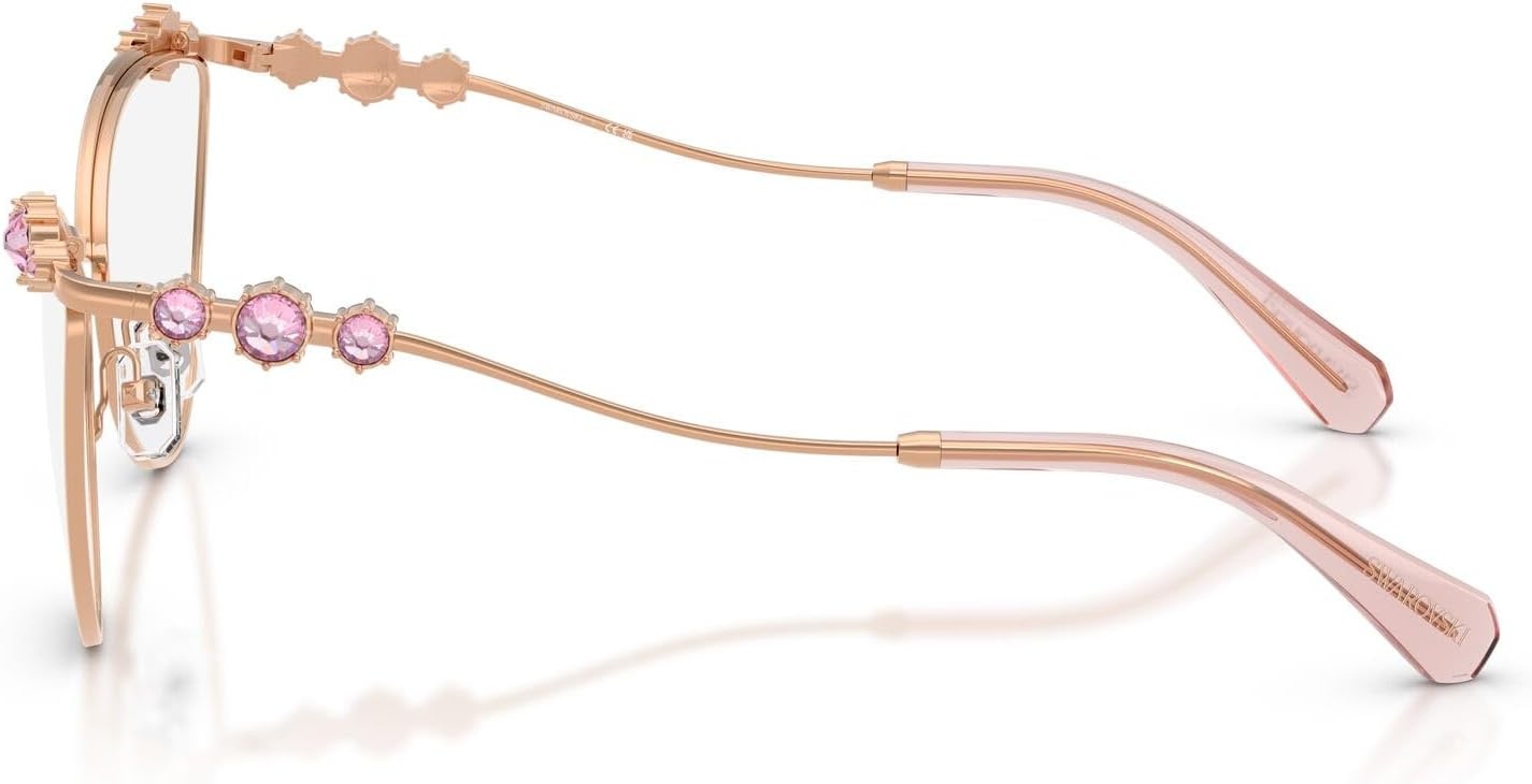 image:imageSwarovski Womens Sk1033 Cat Eye Prescription Eyewear FramesRose GoldDemo Lens
