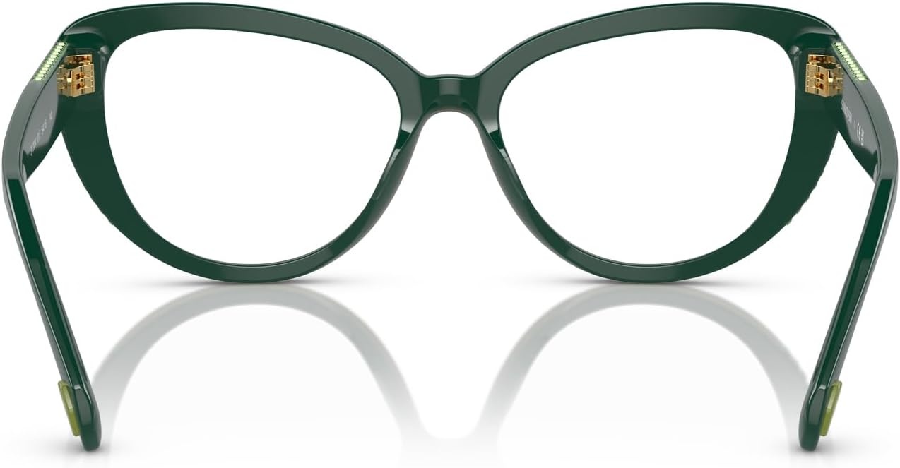 image:imageSwarovski Womens Sk2014 Cat Eye Prescription Eyewear FramesGreenDemo Lens