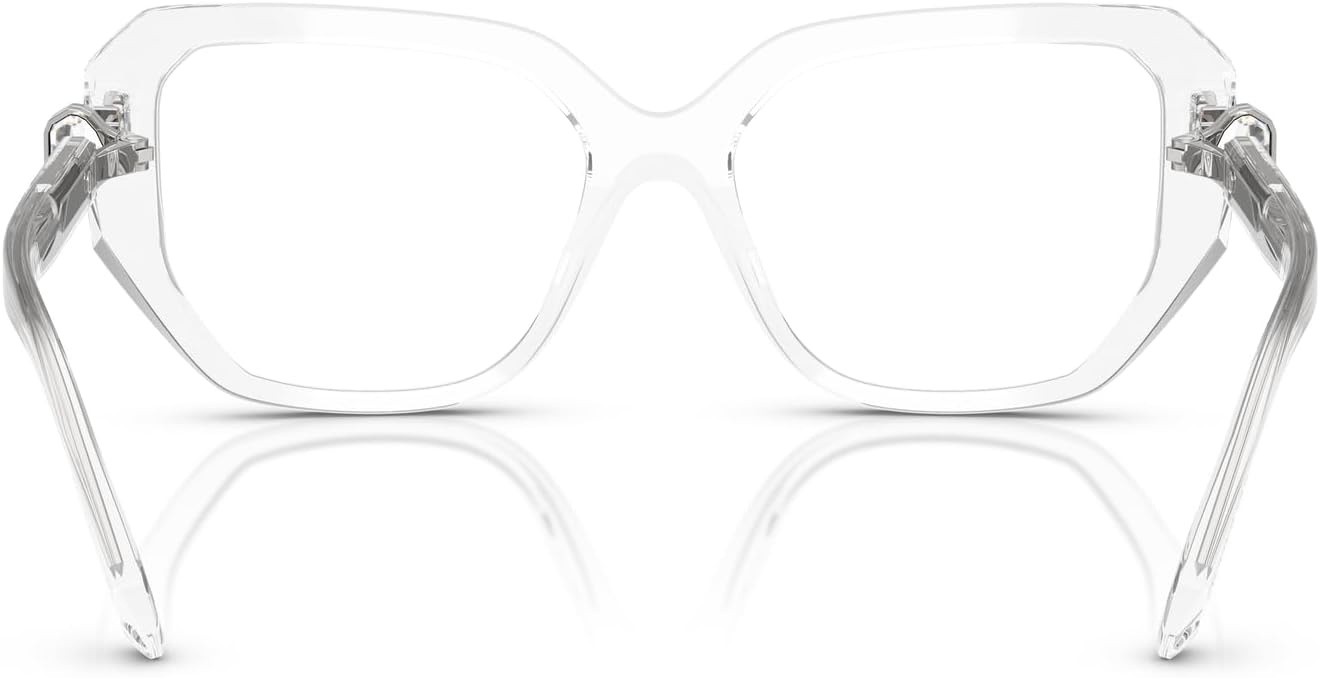 image:imageSwarovski Womens Sk2035 Square Prescription Eyewear FramesCrystalDemo Lens
