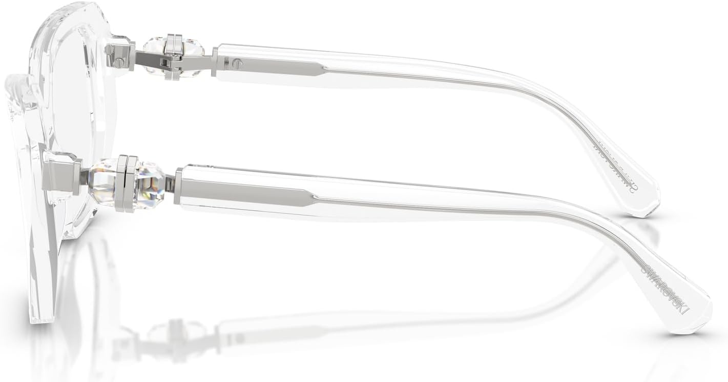image:imageSwarovski Womens Sk2035 Square Prescription Eyewear FramesCrystalDemo Lens