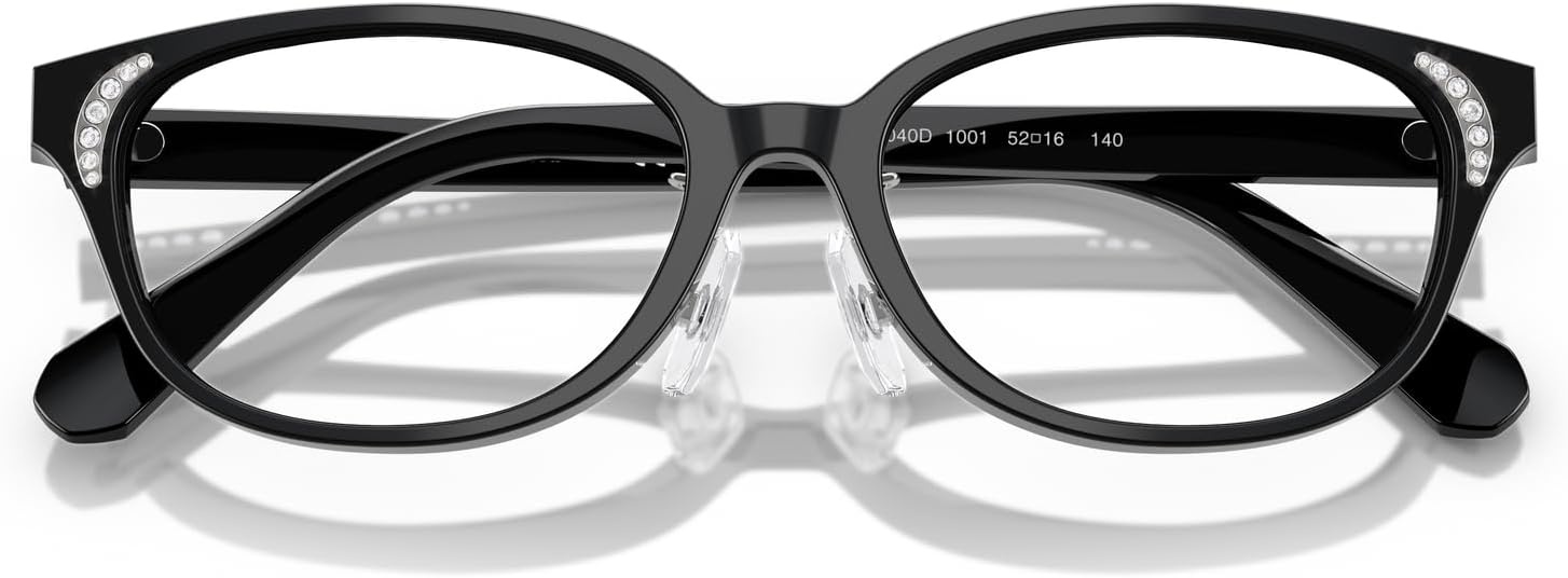 image:imageSwarovski Womens Sk2040d Oval Prescription Eyewear FramesBlackDemo Lens