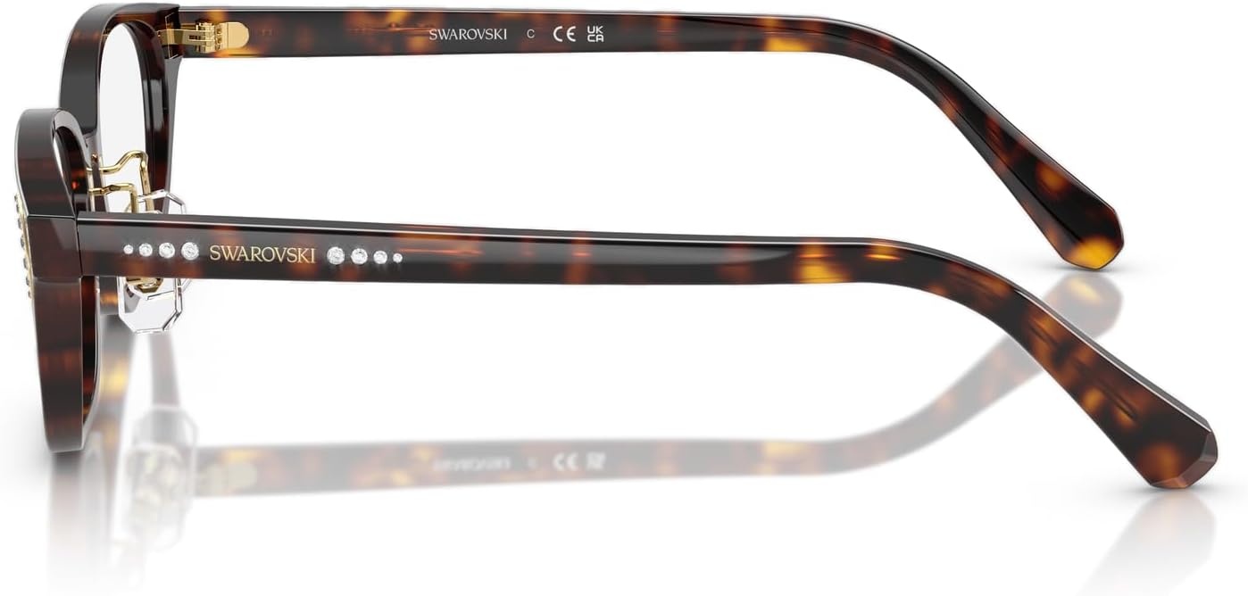 image:imageSwarovski Womens Sk2040d Oval Prescription Eyewear FramesHavanaDemo Lens