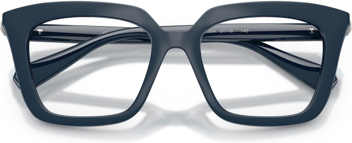 image:imageSwarovski Womens Sk2043 Square Prescription Eyewear FramesBlueDemo Lens