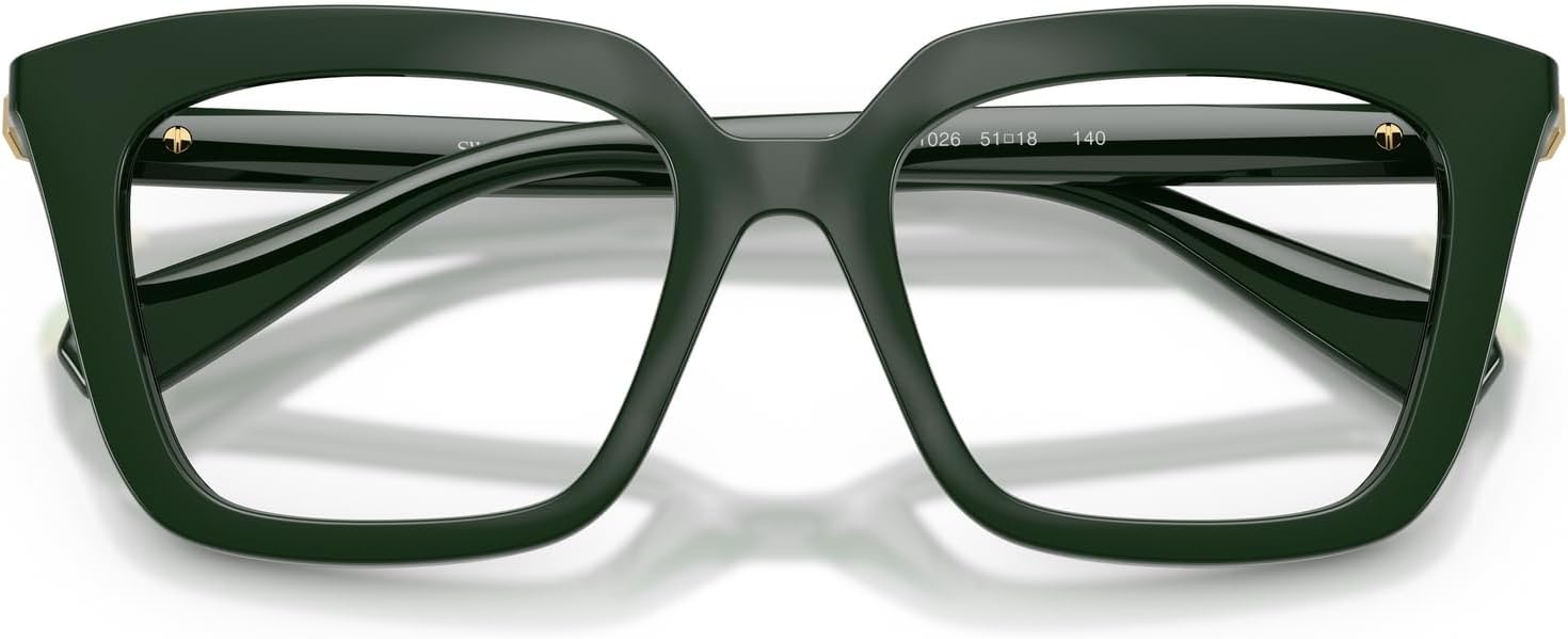 image:imageSwarovski Womens Sk2043 Square Prescription Eyewear FramesGreenDemo Lens