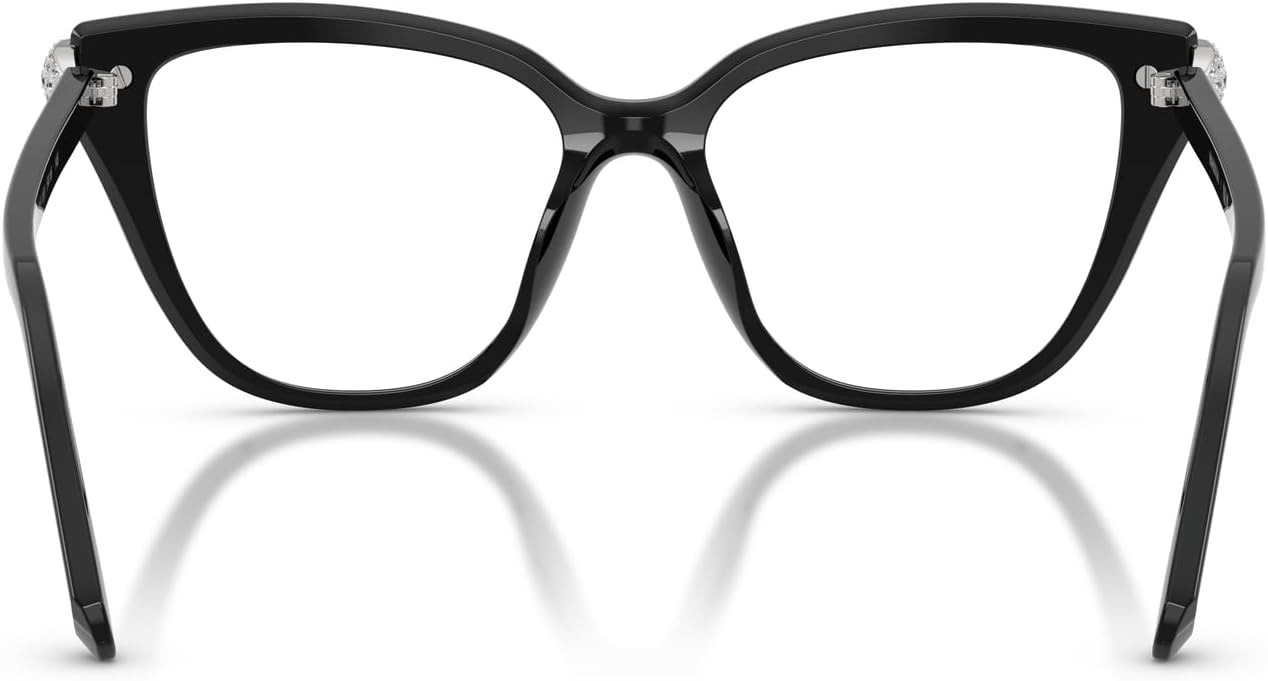 image:imageSwarovski Womens Sk2045 Cat Eye Prescription Eyewear FramesBlackDemo Lens