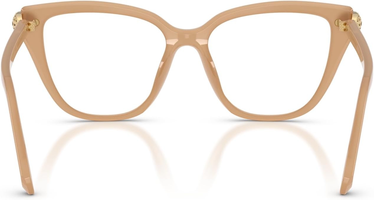 image:imageSwarovski Womens Sk2045 Cat Eye Prescription Eyewear FramesMilky BeigeDemo Lens