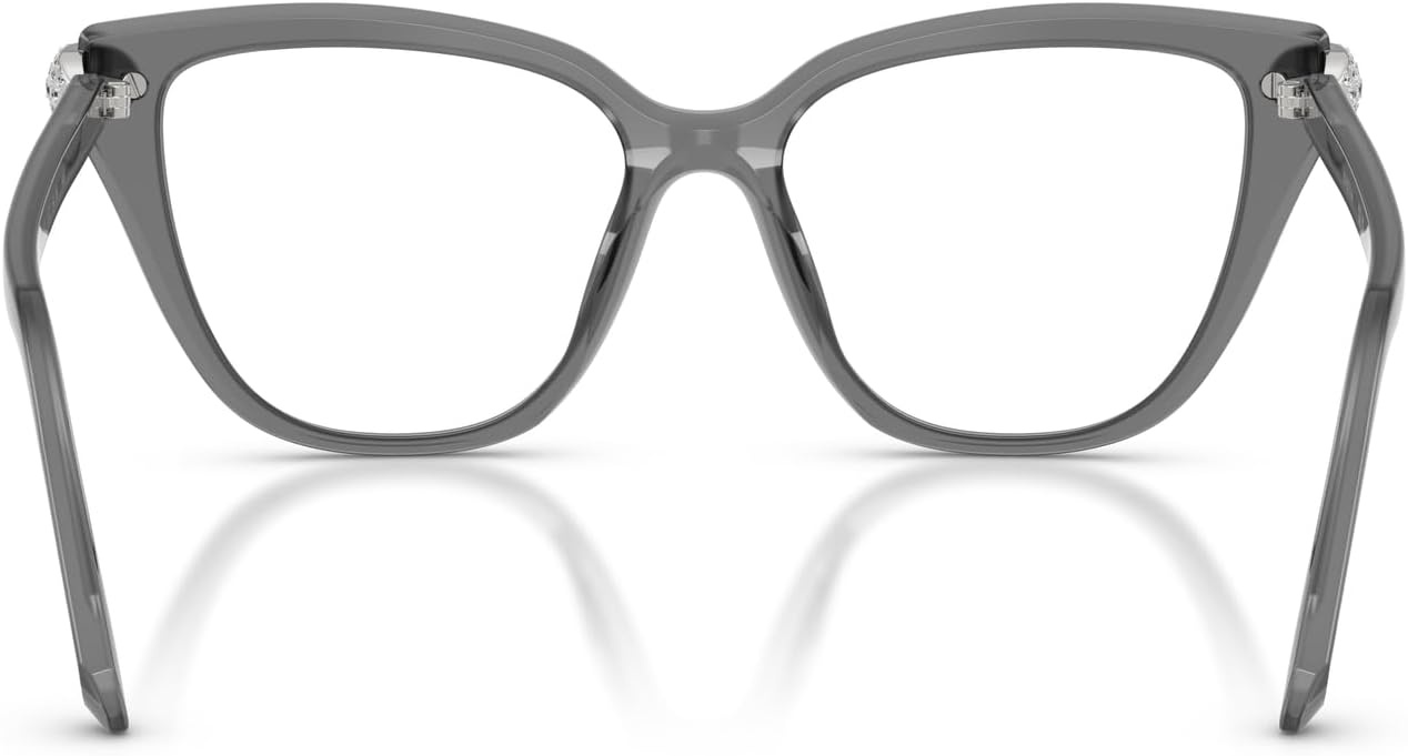 image:imageSwarovski Womens Sk2045 Cat Eye Prescription Eyewear FramesMilky GreyDemo Lens