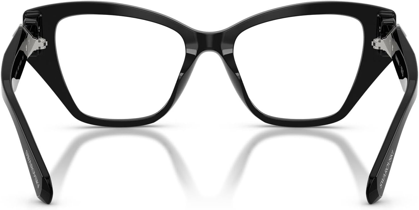 image:imageSwarovski Womens Sk2050u Universal Fit Cat Eye Prescription Eyewear FramesBlackDemo Lens