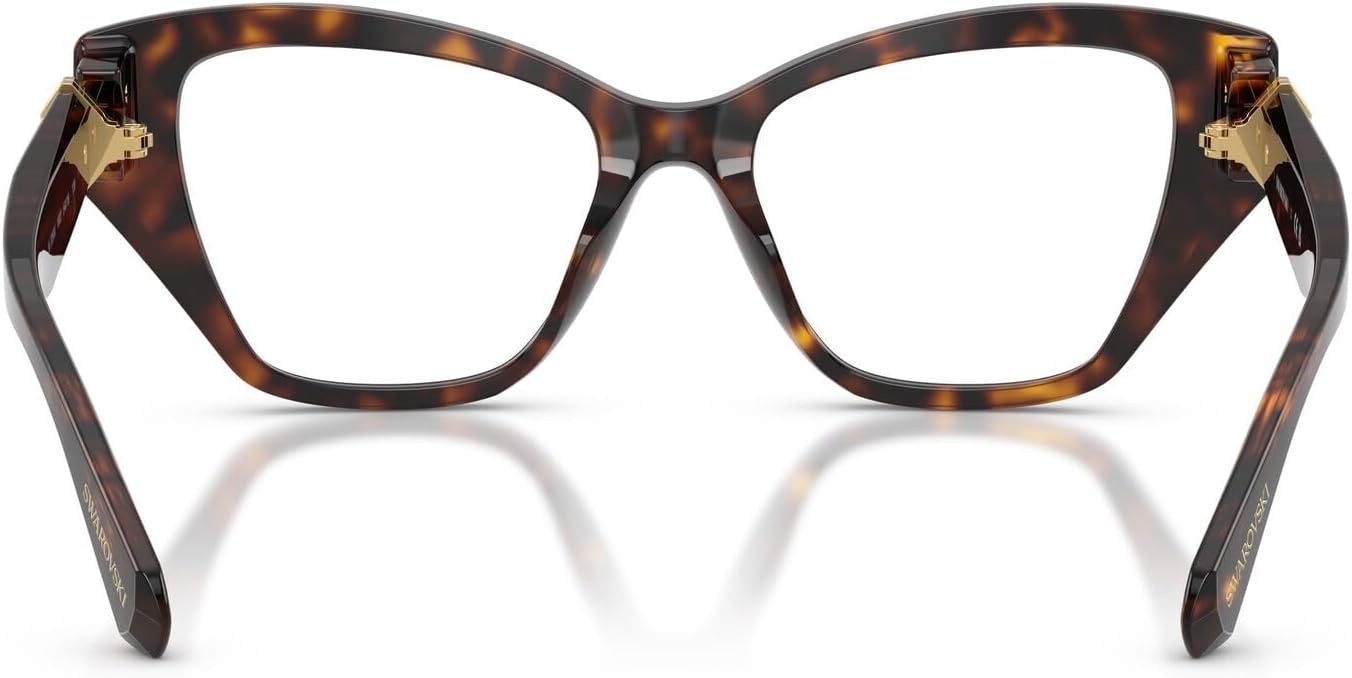image:imageSwarovski Womens Sk2050u Universal Fit Cat Eye Prescription Eyewear FramesHavanaDemo Lens