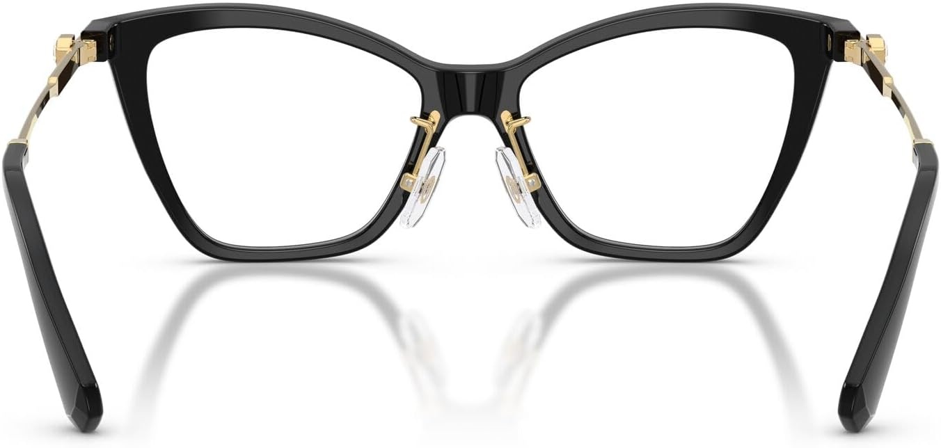 image:imageSwarovski Womens Sk2051f Low Bridge Fit Cat Eye Prescription Eyewear FramesBlackDemo Lens