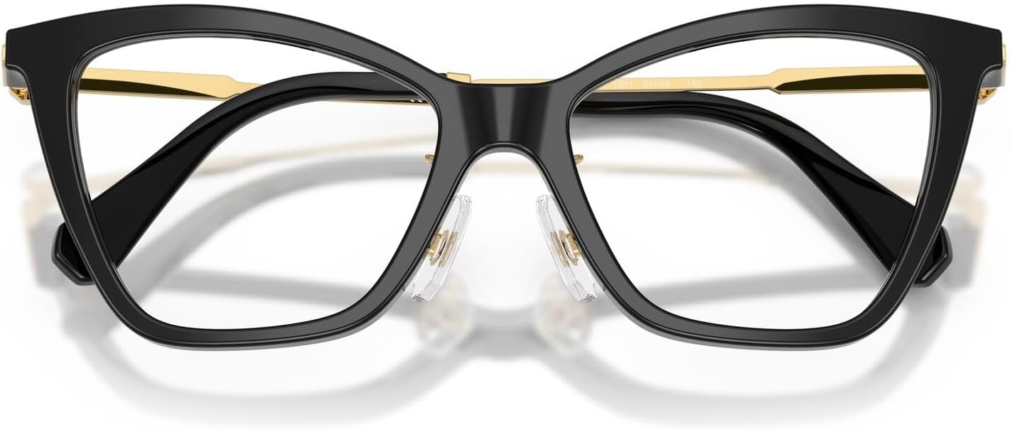 image:imageSwarovski Womens Sk2051f Low Bridge Fit Cat Eye Prescription Eyewear FramesBlackDemo Lens