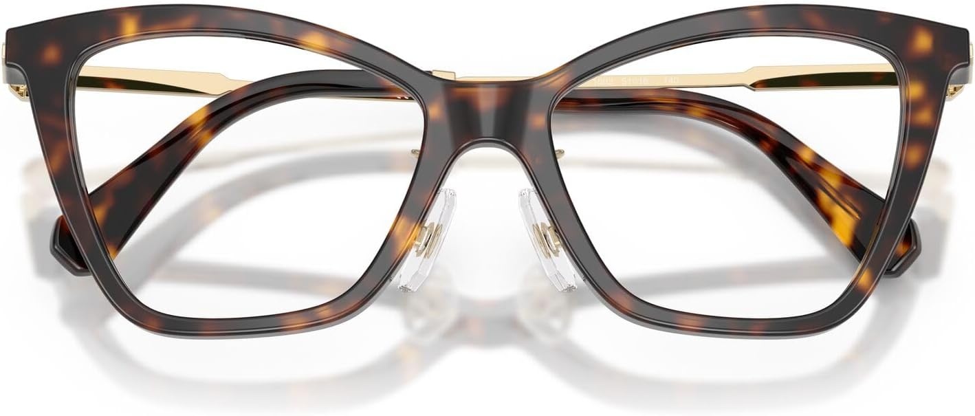 image:imageSwarovski Womens Sk2051f Low Bridge Fit Cat Eye Prescription Eyewear FramesHavanaDemo Lens