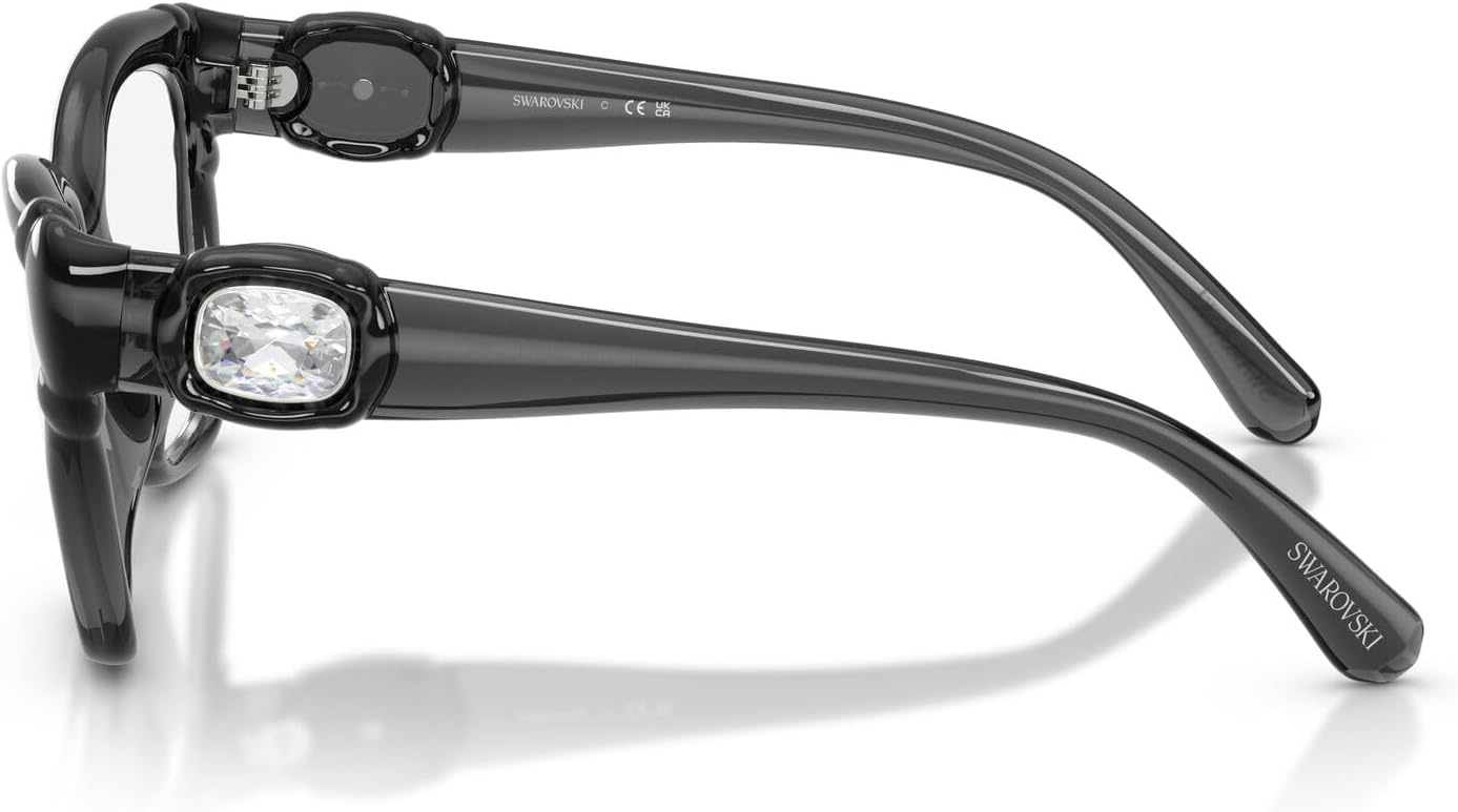 image:imageSwarovski Womens Sk2056u Universal Fit Cat Eye Prescription Eyewear FramesDark GreyDemo Lens