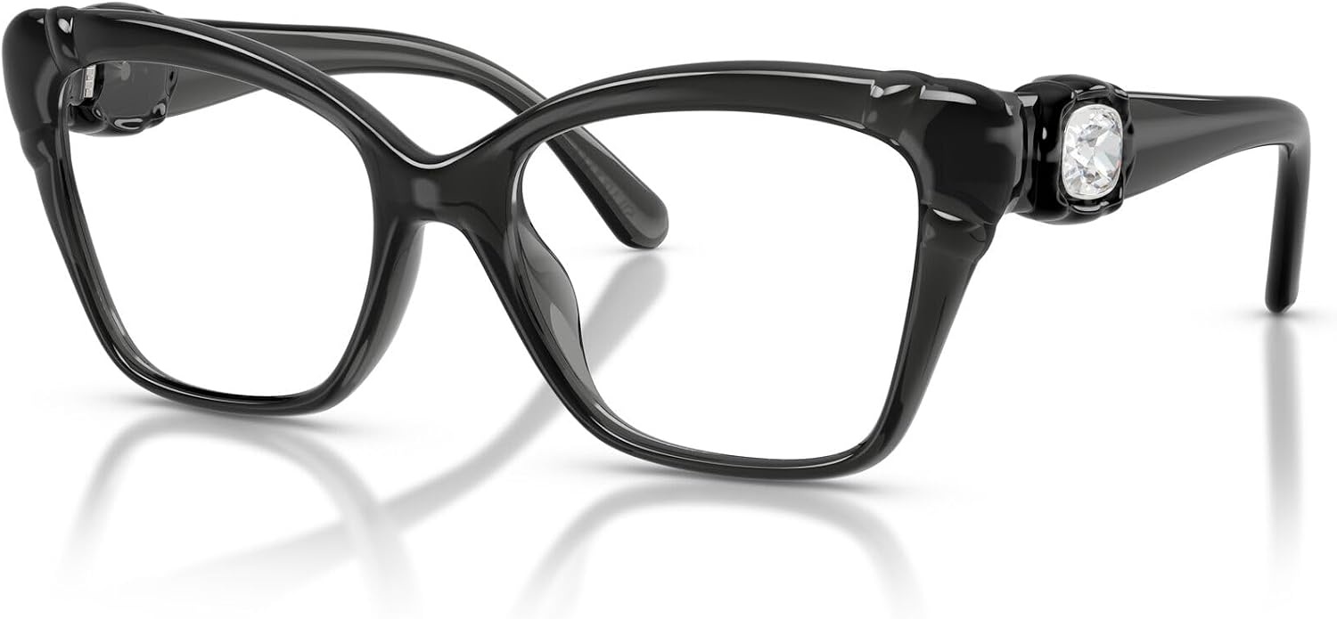 image:imageSwarovski Womens Sk2056u Universal Fit Cat Eye Prescription Eyewear FramesDark GreyDemo Lens