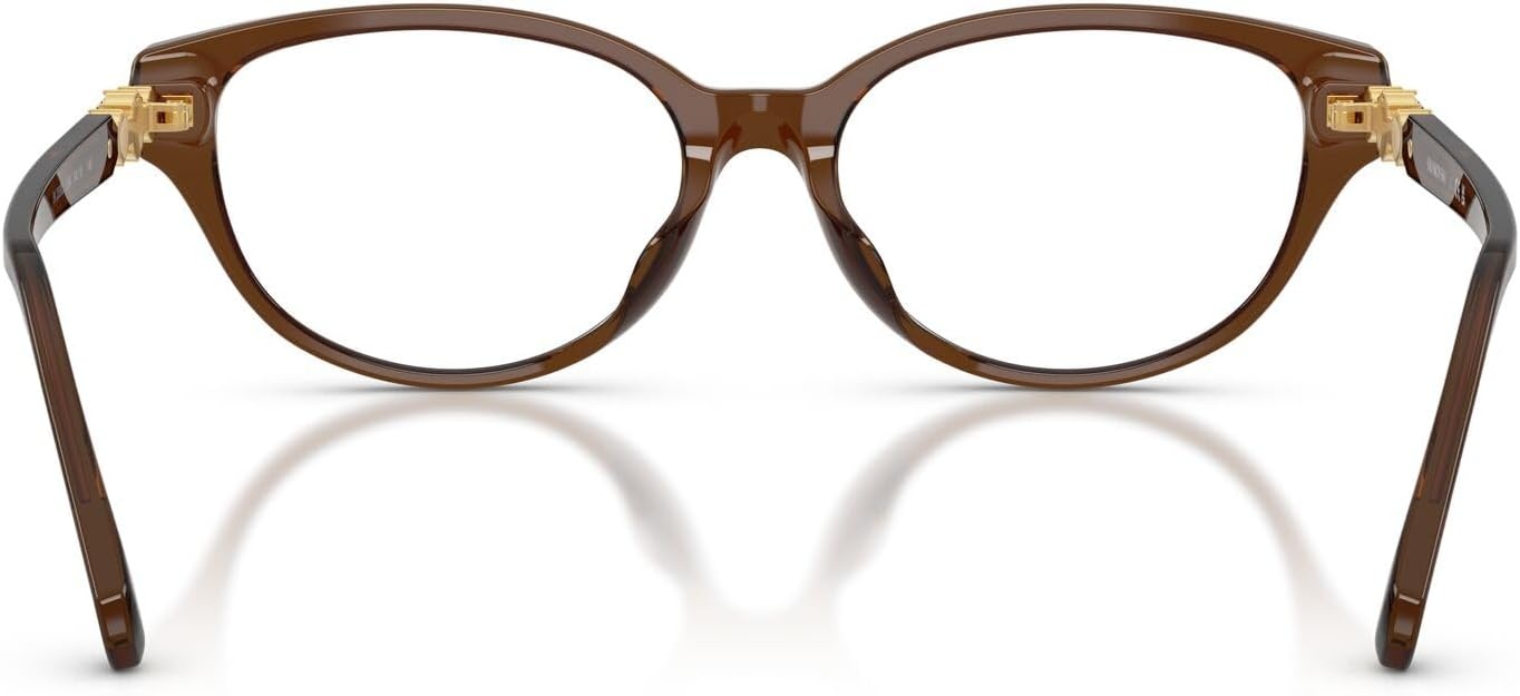 image:imageSwarovski Womens Sk2058d Round Prescription Eyewear FramesTransparent BrownDemo Lens