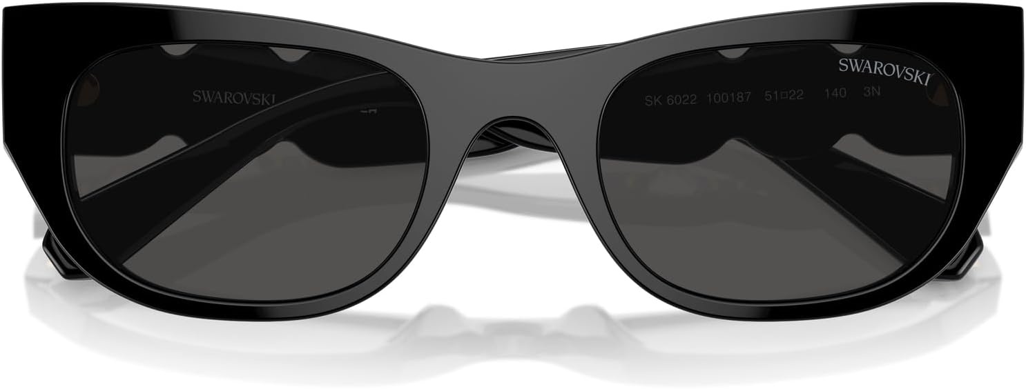 image:imageSwarovski Womens Sk6022 Cat Eye SunglassesBrownBrown Gradient