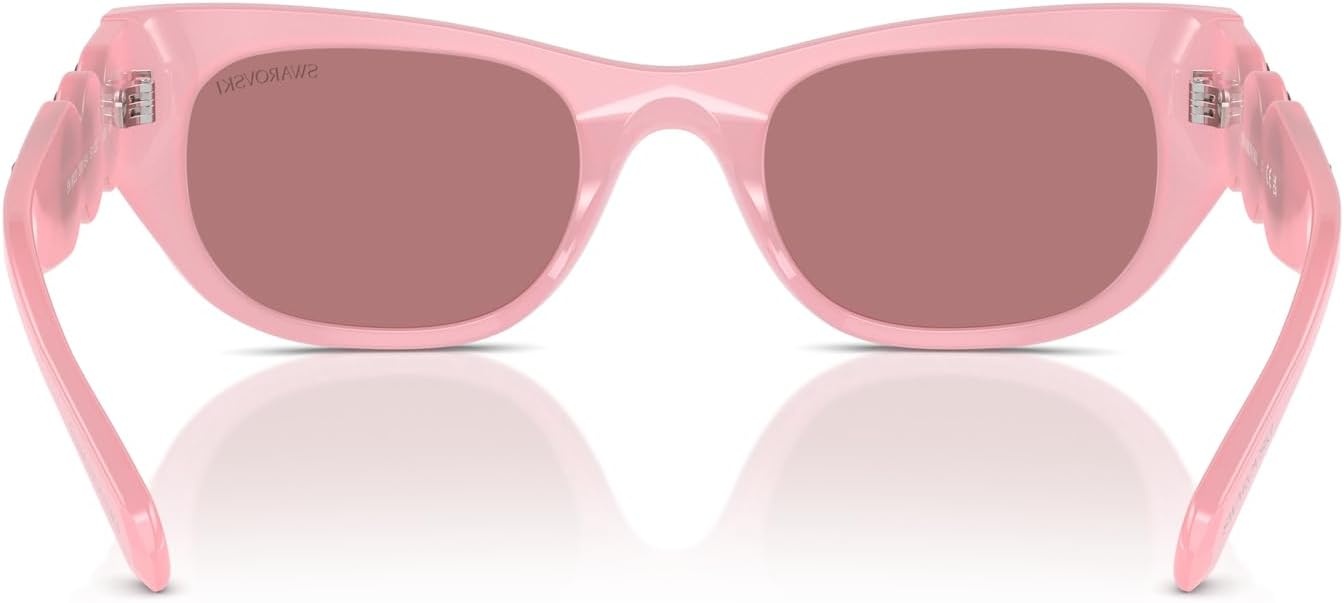 image:imageSwarovski Womens Sk6022 Cat Eye SunglassesHavanaDark Brown