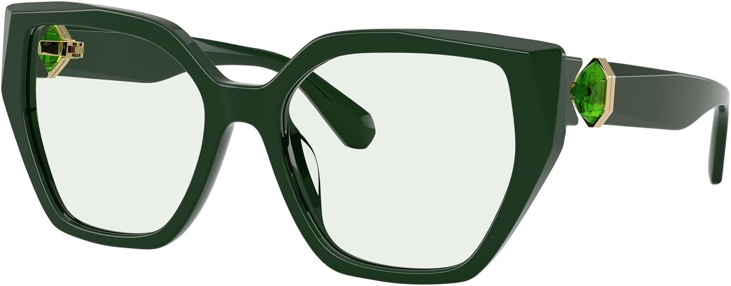 image:imageSwarovski Womens Sk6044u Universal FitDark GreenTransition Green Polarized