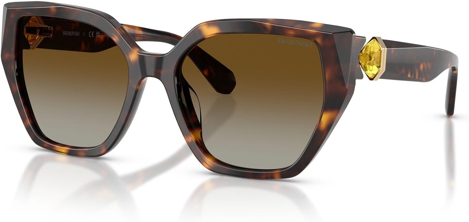 image:imageSwarovski Womens Sk6044u Universal FitHavanaBrown Gradient Polarized