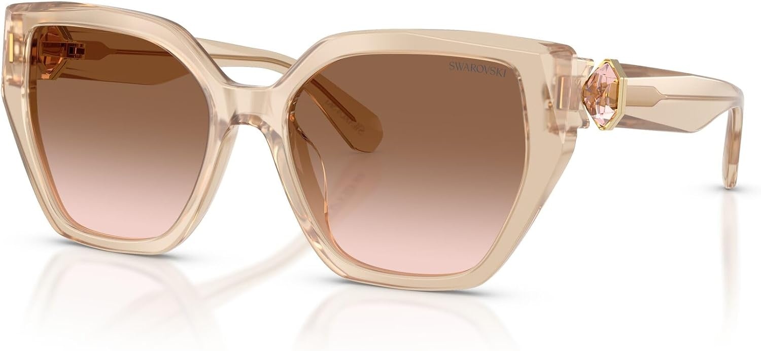 image:imageSwarovski Womens Sk6044u Universal FitMilky BeigeGradient Brown
