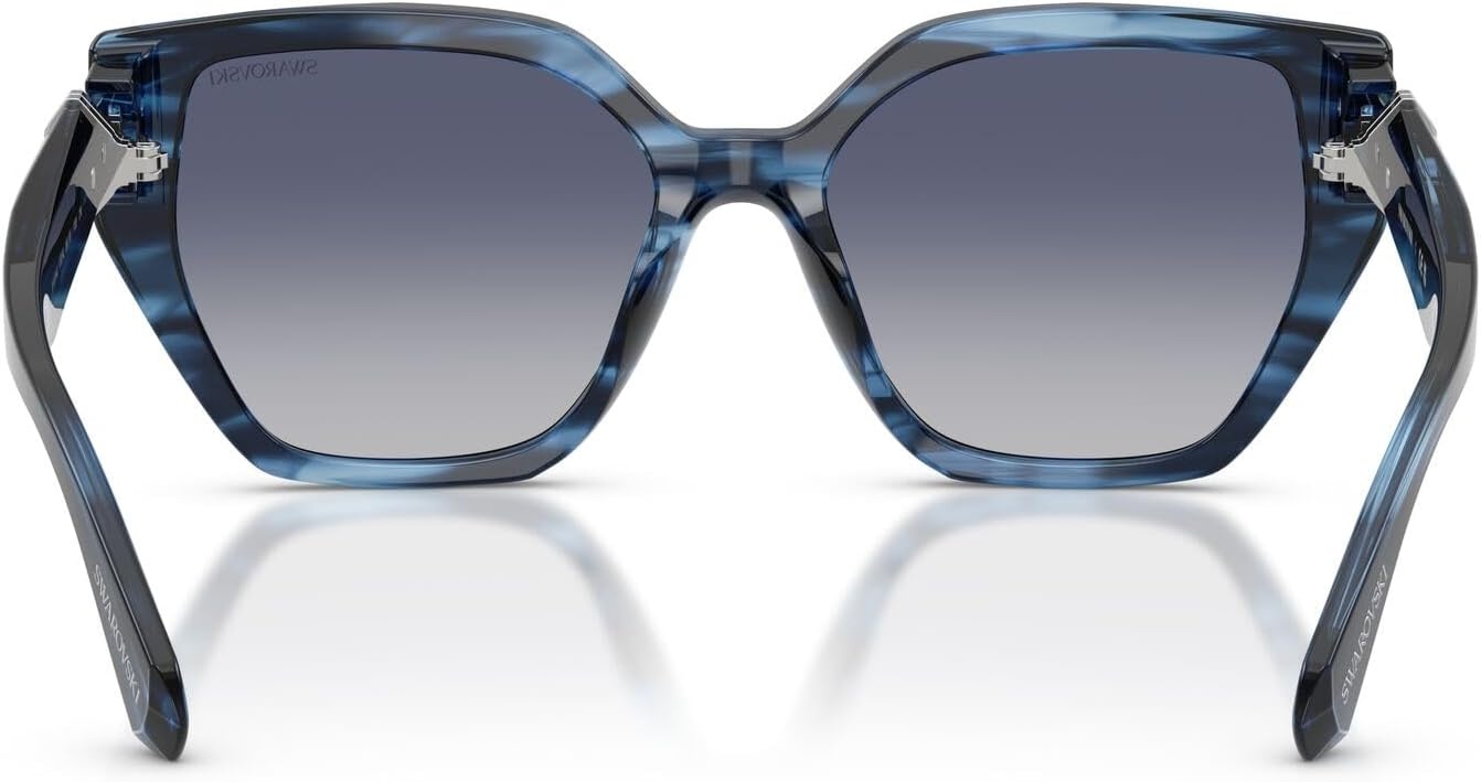 image:imageSwarovski Womens Sk6044u Universal FitStriped BlueGradient Blue
