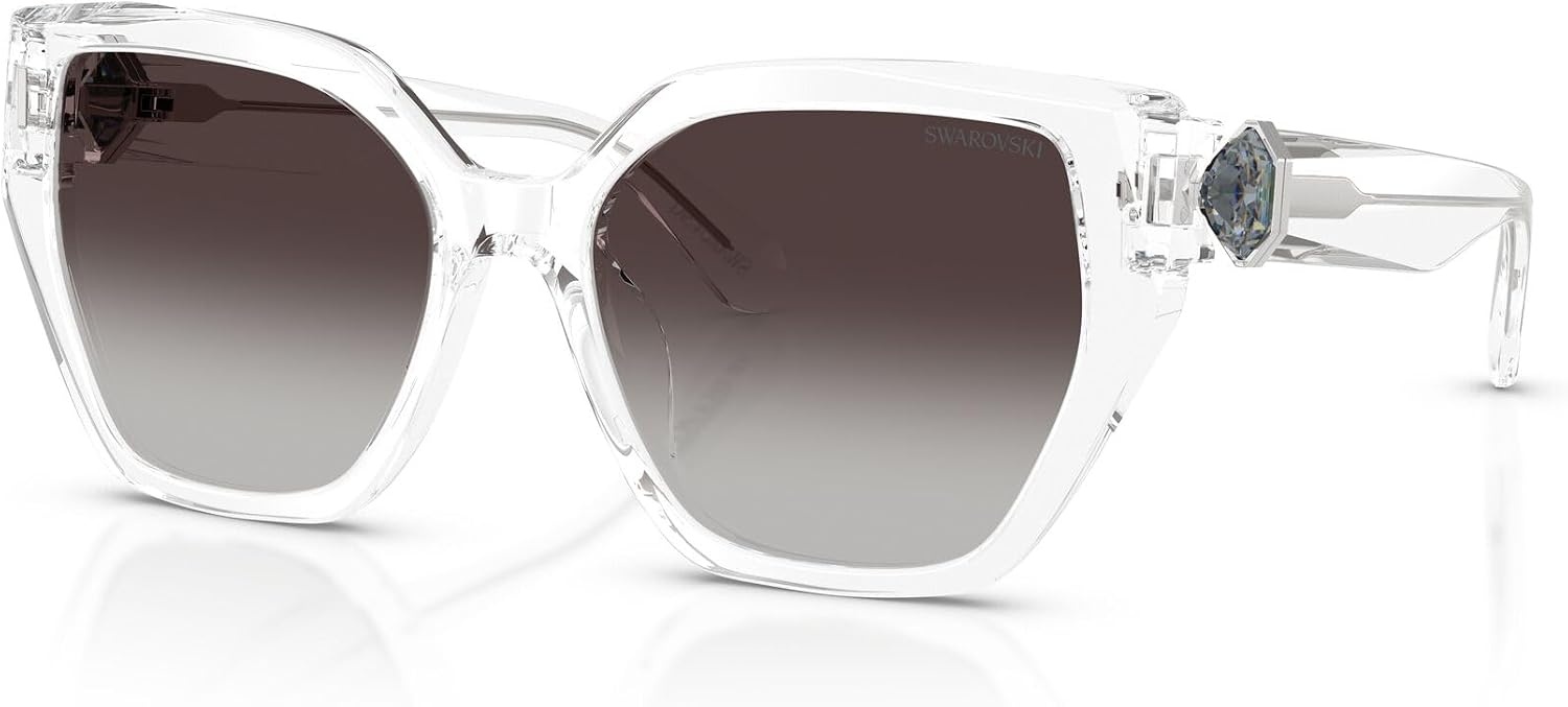 image:imageSwarovski Womens Sk6044u Universal FitTransparentGradient Grey
