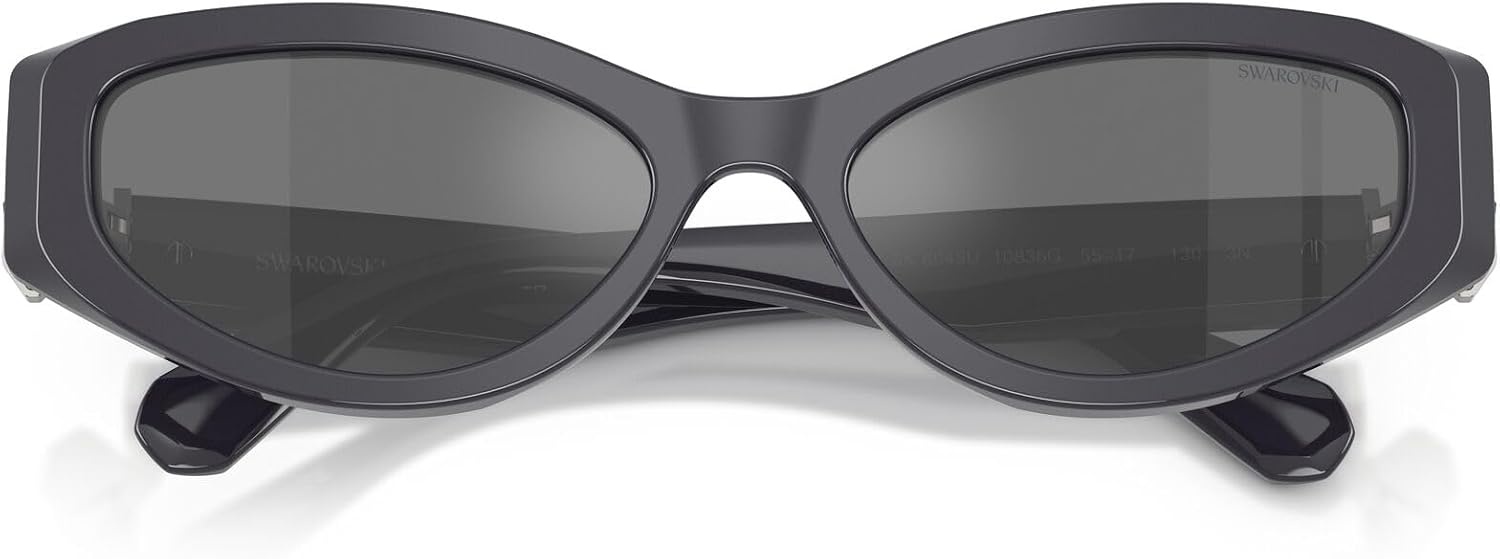 image:imageSwarovski Womens Sk6045u Universal FitDark GreyGrey Mirrored Black