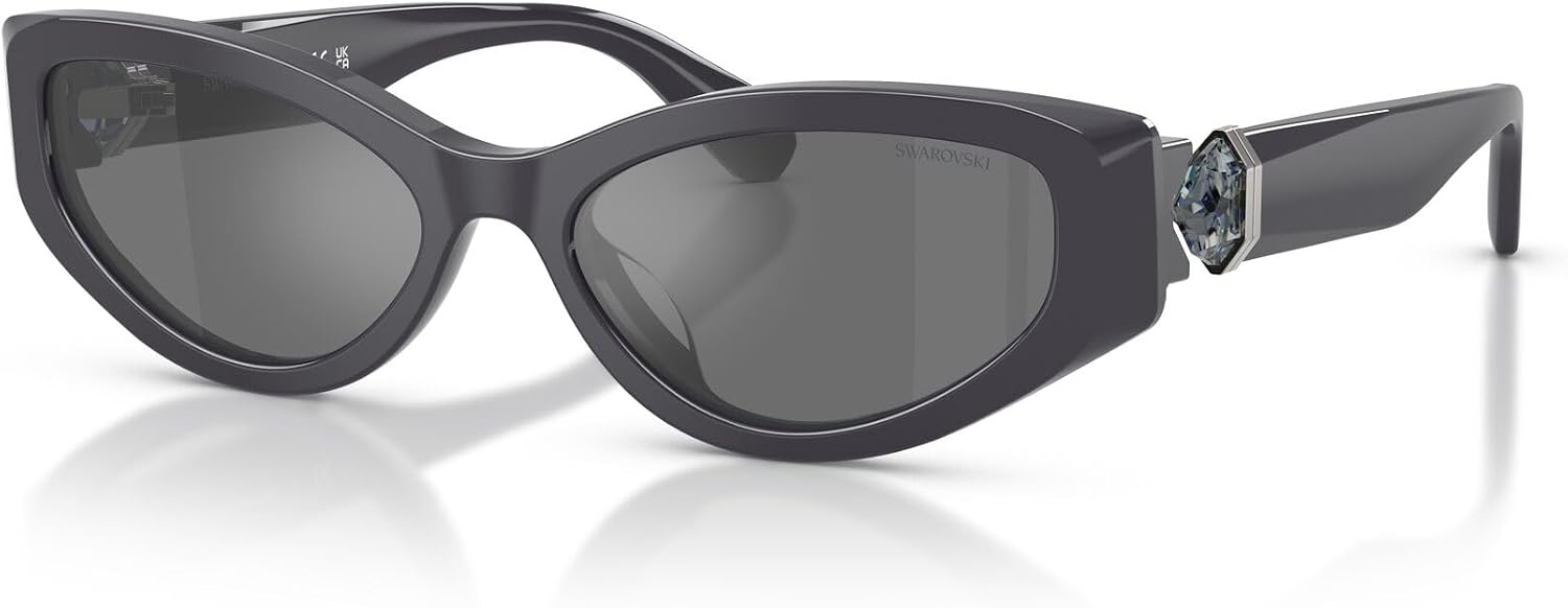 image:imageSwarovski Womens Sk6045u Universal FitDark GreyGrey Mirrored Black