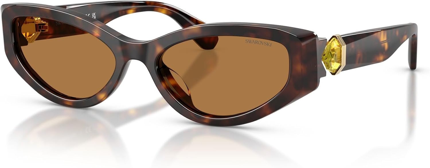 image:imageSwarovski Womens Sk6045u Universal FitHavanaBronze
